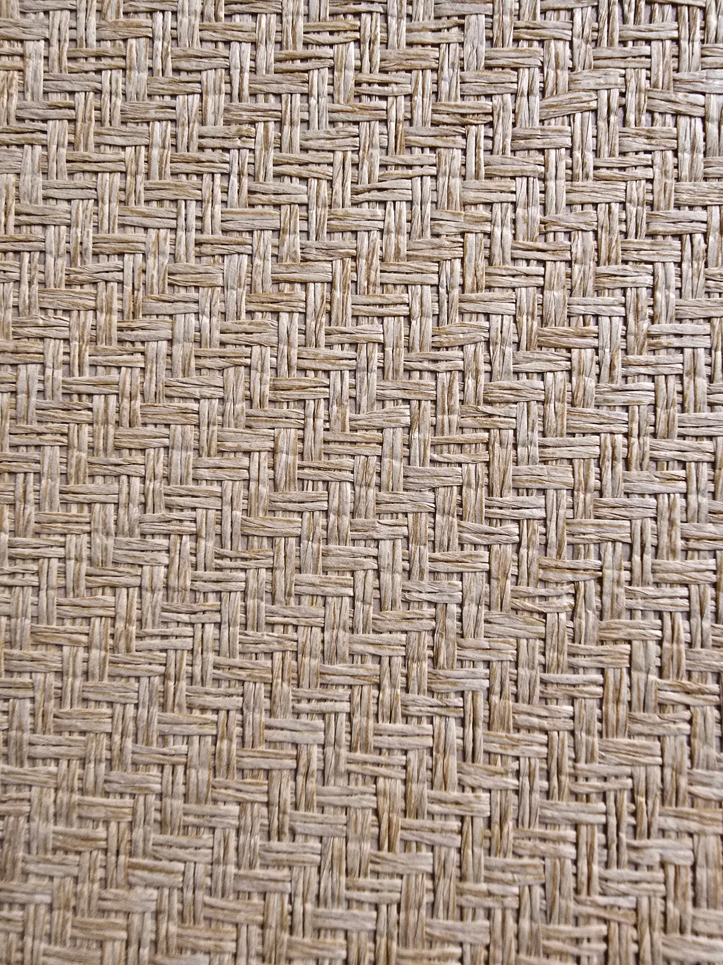 Japanese Summerhouse - Handmade Grasscloth Wallpaper - Biscuit