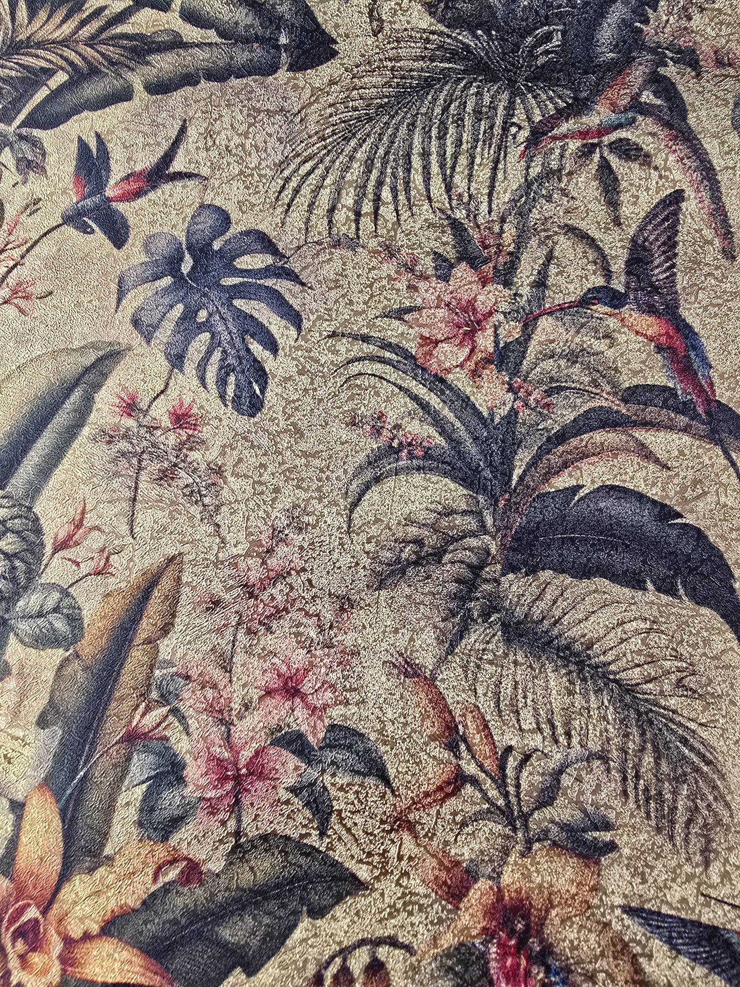 Singapura Custom Printed Wide Wallpaper - Gold