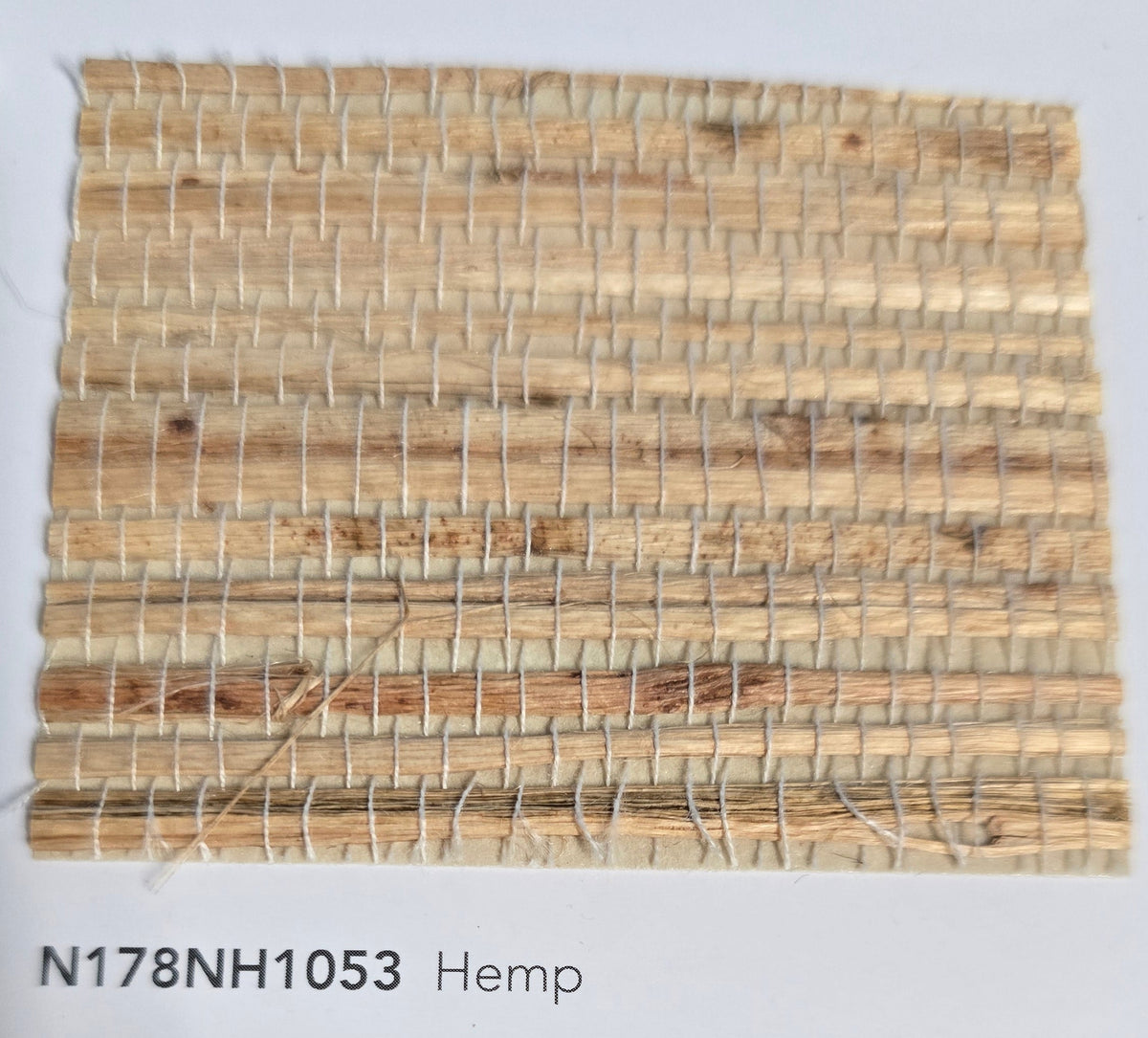 Sample - Hemp Revolution - 100% Hemp Wallpaper - Neutral 1053