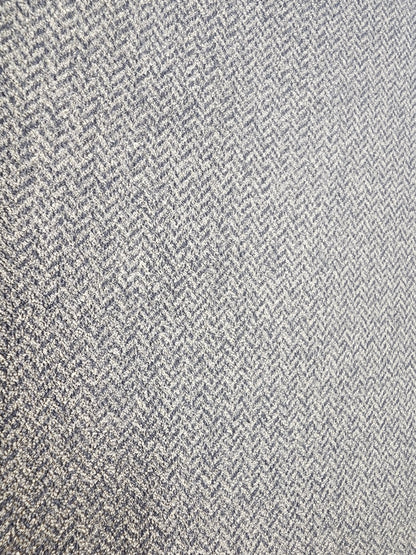 Mini Chevron Wallpaper - Metallic Black/Gold - 4 Rolls Left