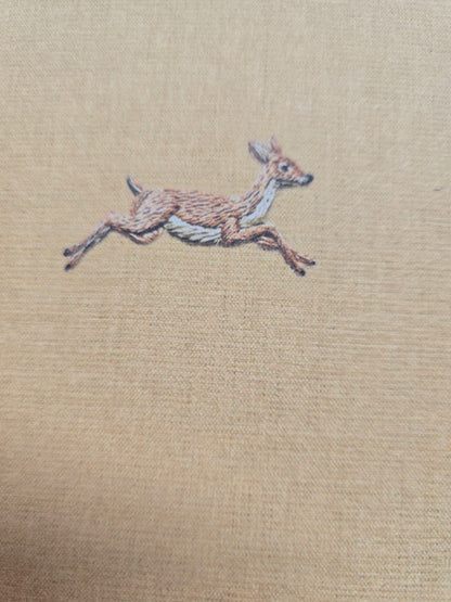 SAMPLE Bambi Wallpaper - Mustard