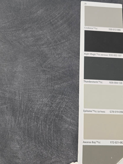 Charred Plaster Vinyl Wallpaper - Charcoal - 43 Rolls Due July