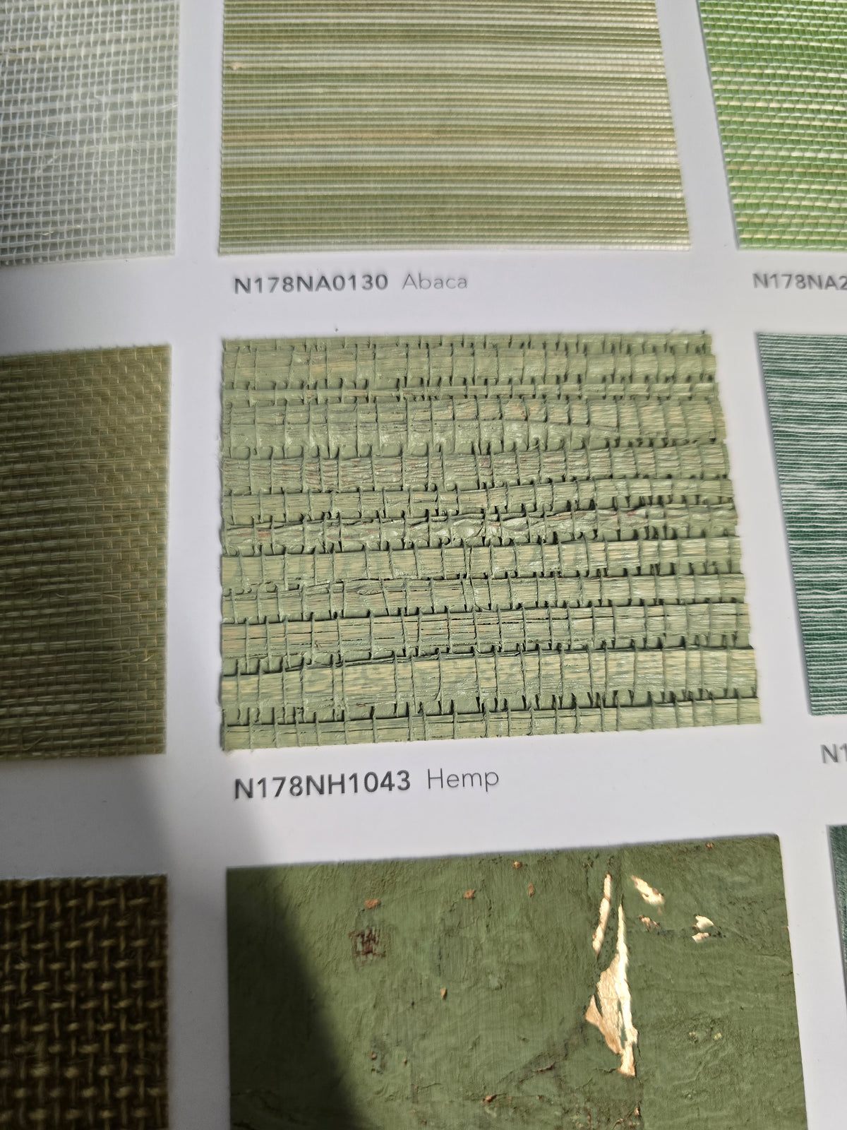 Hemp Revolution - 100% Hemp Wallpaper - Olive