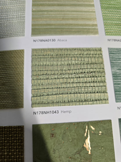 Hemp Revolution - 100% Hemp Wallpaper - Olive