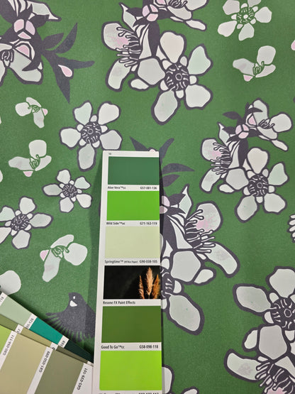 Fun Tails NZ Wallpaper - Green