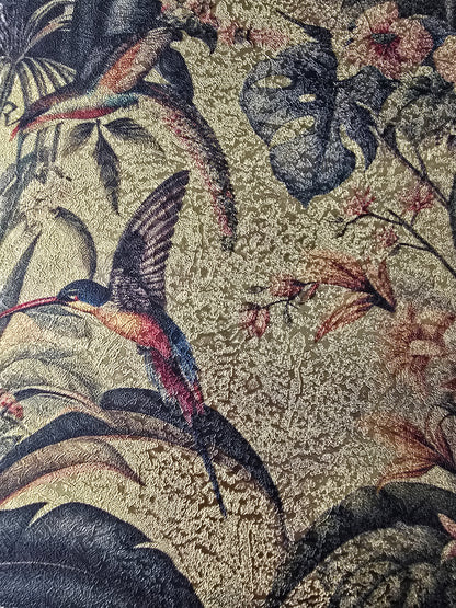 Singapura Custom Printed Wide Wallpaper - Gold