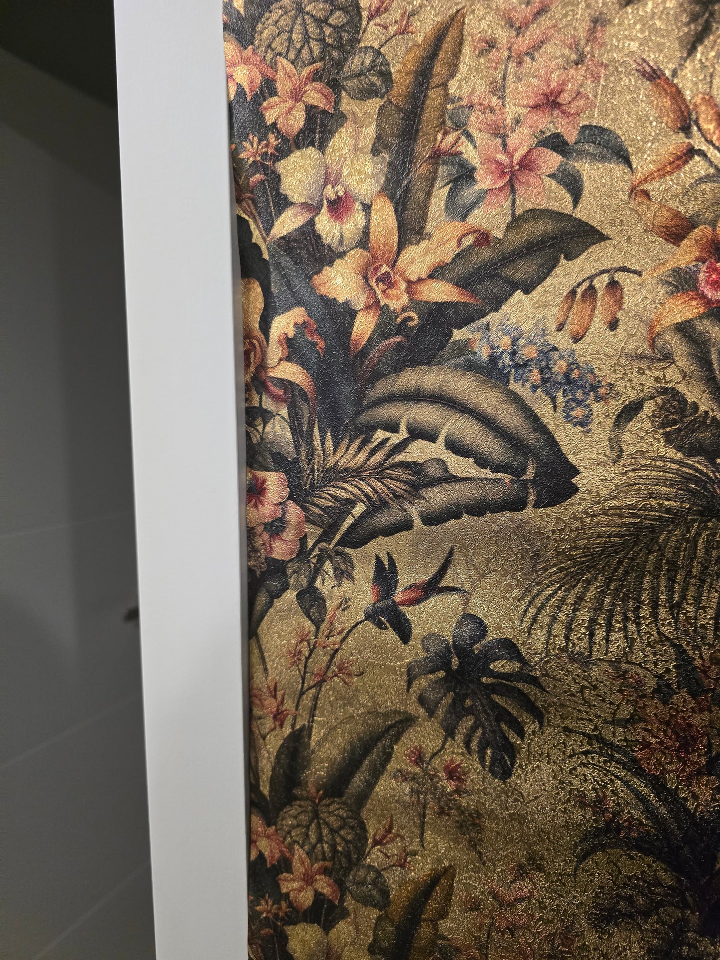 Singapura Custom Printed Wide Wallpaper - Gold