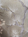 Pine Shadow Wisteria Wallpaper – Gold