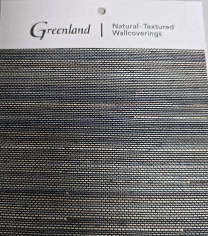 Shimmery Grasscloth Wallpaper - Dark Night