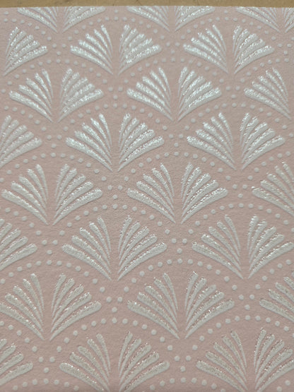Tiny Wings Textured Sparkle Wallpaper  - Pale Pink