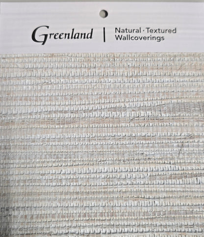 Sample - Hemp Revolution - 100% Hemp Wallpaper - Shades of White