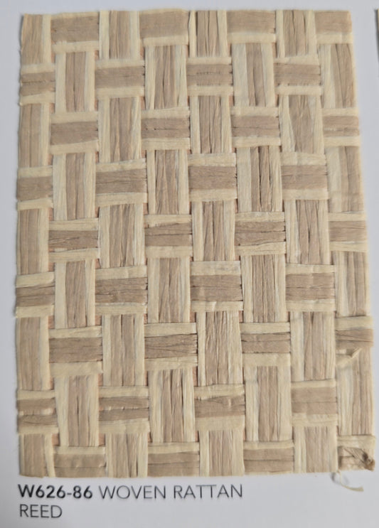 Natural Woven Rattan Wide Wallpaper – Reed