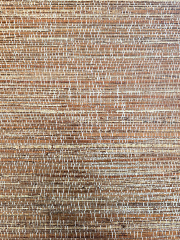 Sample – Hemp Revolution - 100% Hemp Wallpaper - Orange