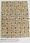 Natural Woven Rattan Wide Wallpaper – Shadow of Sage Green