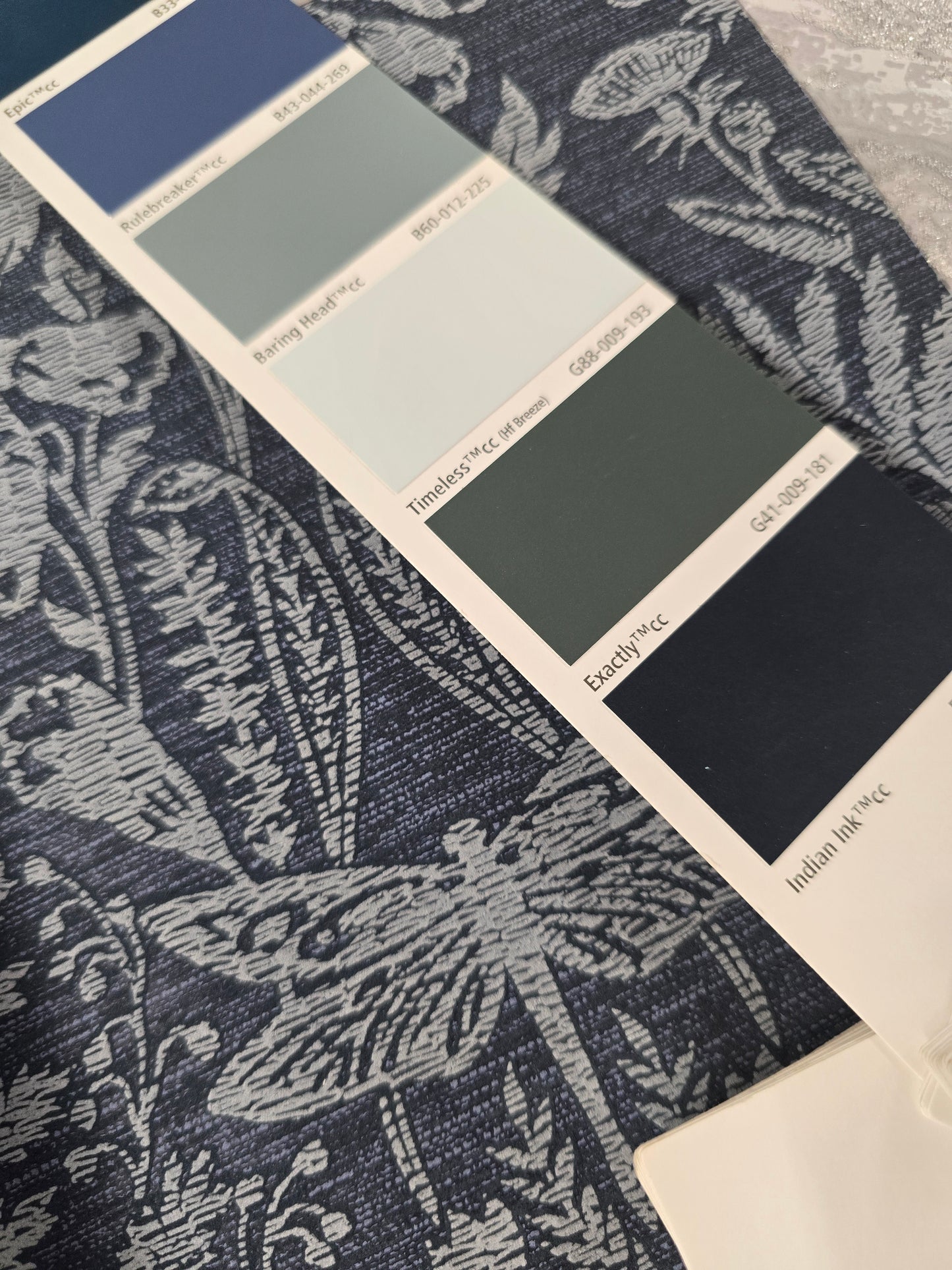Loxley Floral Tapestry Wallpaper - Navy - Last 20 Rolls