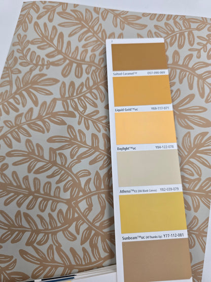 French Blond Wallpaper - Golden Brown
