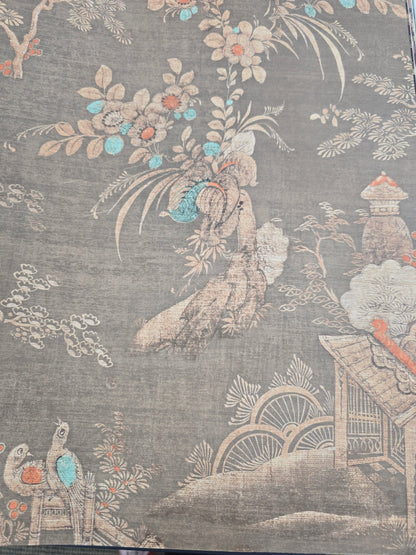 East Gardens Wallpaper - Bronze Brown