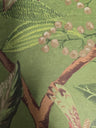 Birds Sing and Flowers Bloom Wallpaper – Grass Green
