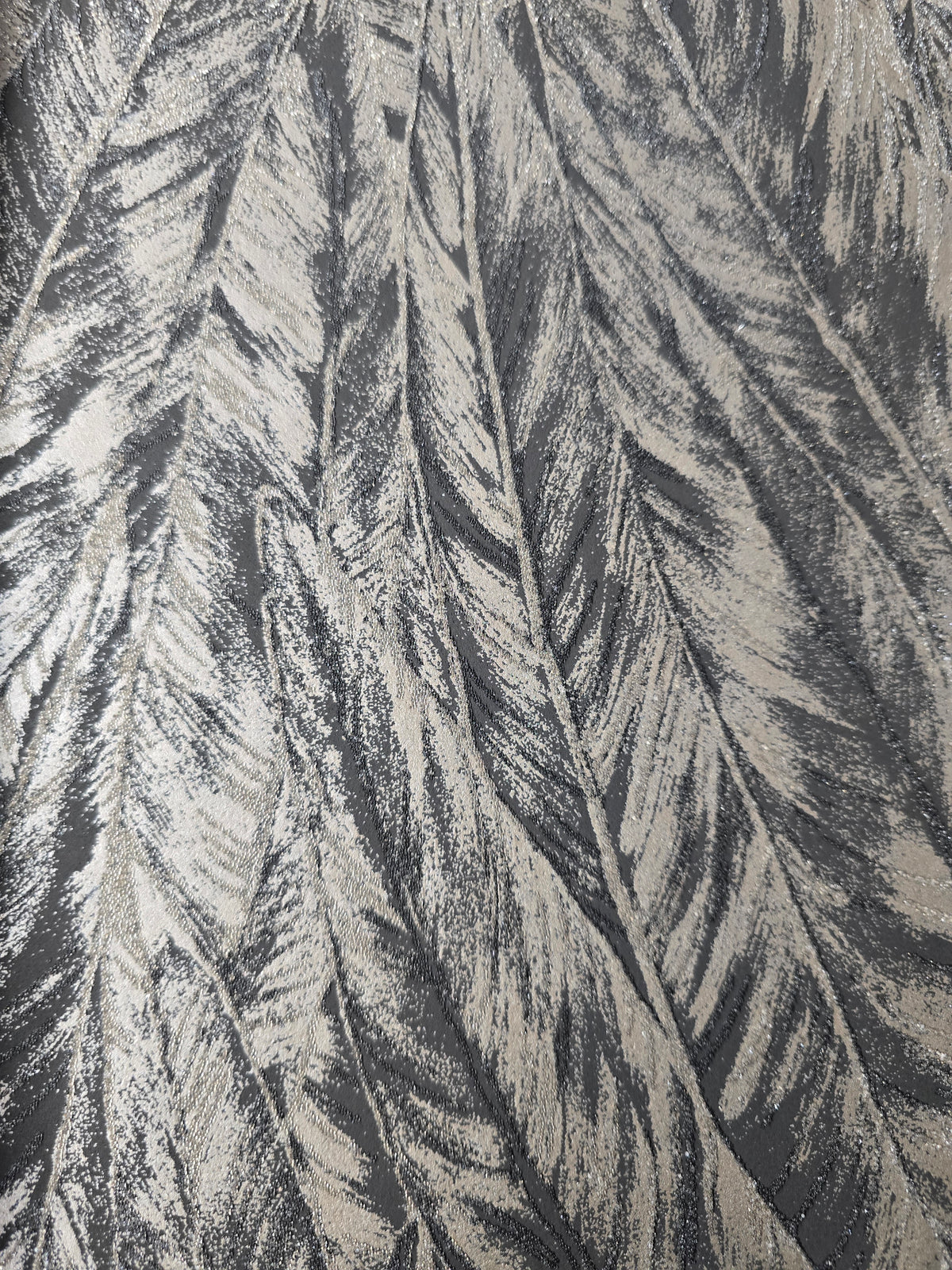 Bulu Luxury Bead Wallpaper – Charcoal Gold