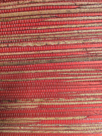 Hemp Revolution - 100% Hemp Wallpaper - Shocking Pink Red