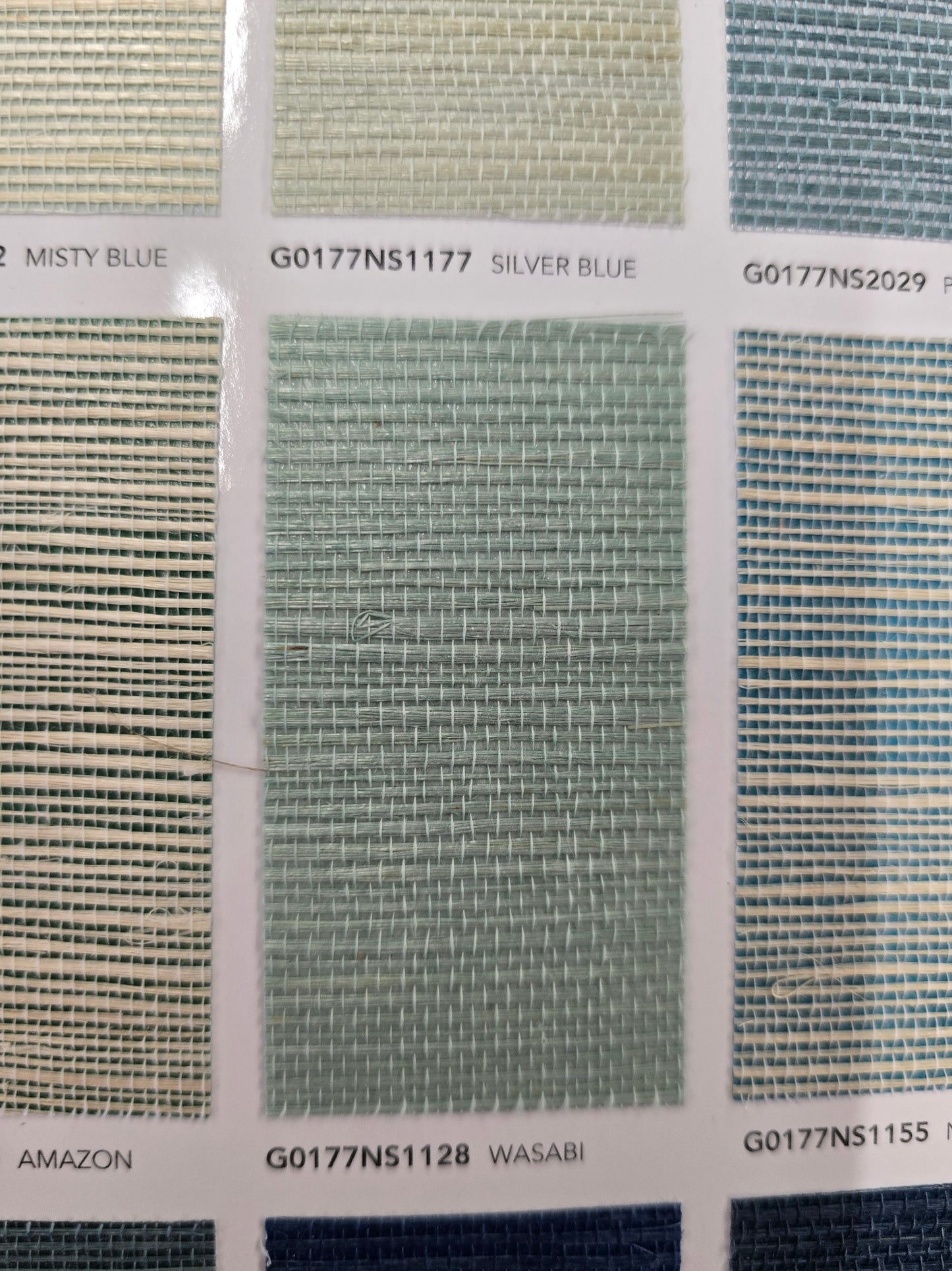 Bali 2 - Grasscloth Wallpaper - Wasabi