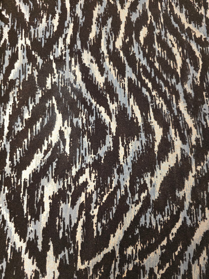 Ondine Velvet Flock Wallpaper – Mocha Gold
