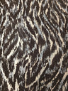 Ondine Velvet Flock Wallpaper – Mocha Gold