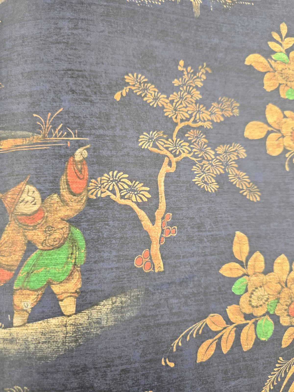 Sample – East Gardens Wallpaper – Blue