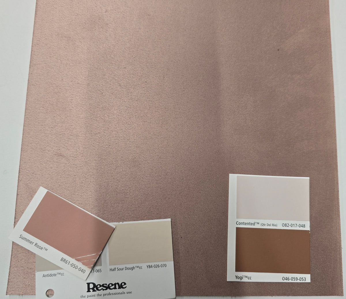 Suede WIDE Wallpaper - Copper Rose