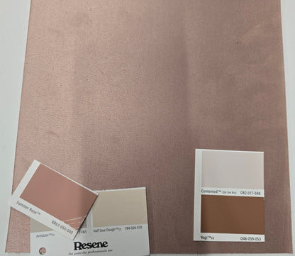 Suede WIDE Wallpaper - Copper Rose
