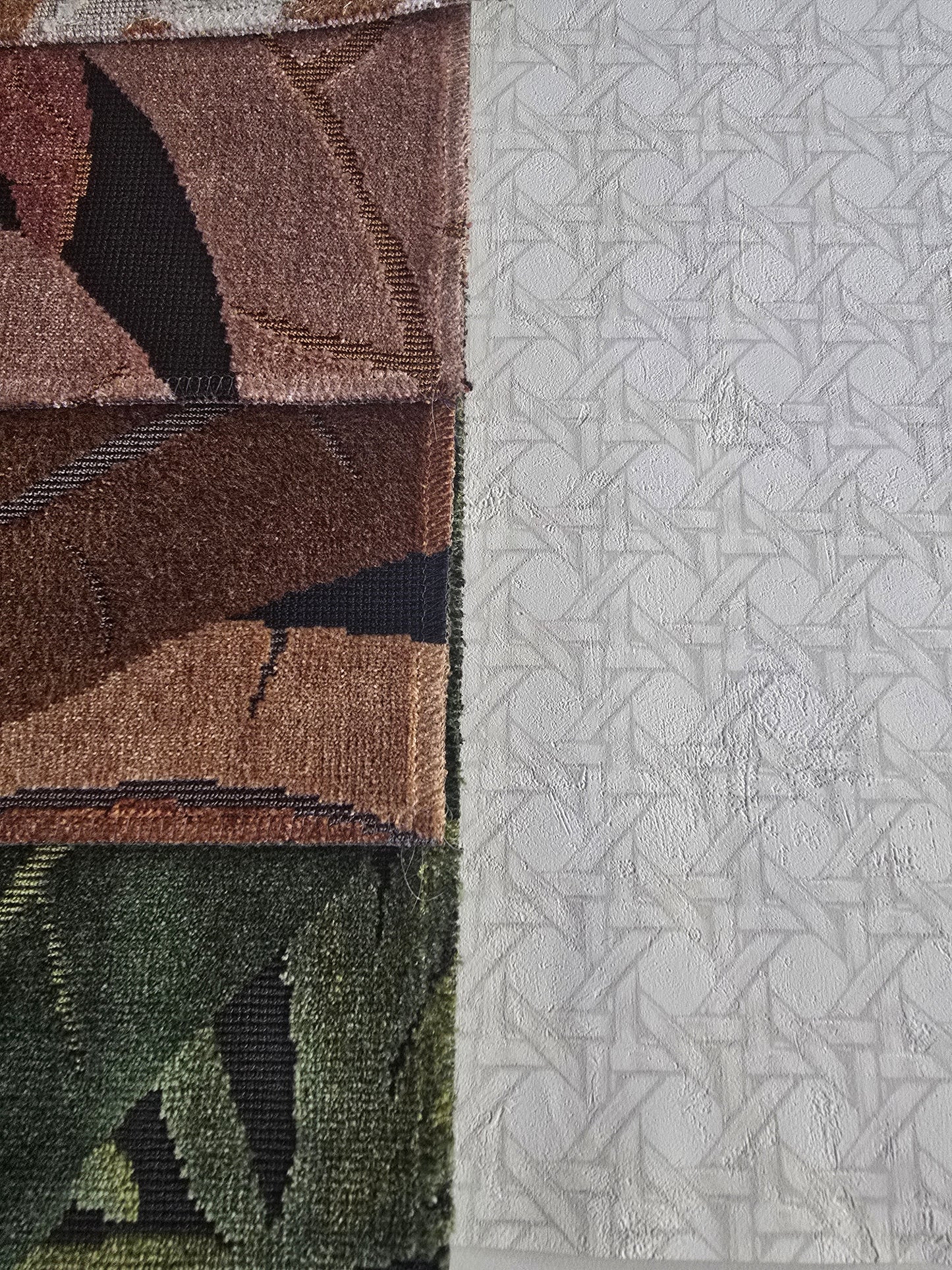 Cuba Paja Vinyl Wallpaper - Blanc White - Last 6 Rolls