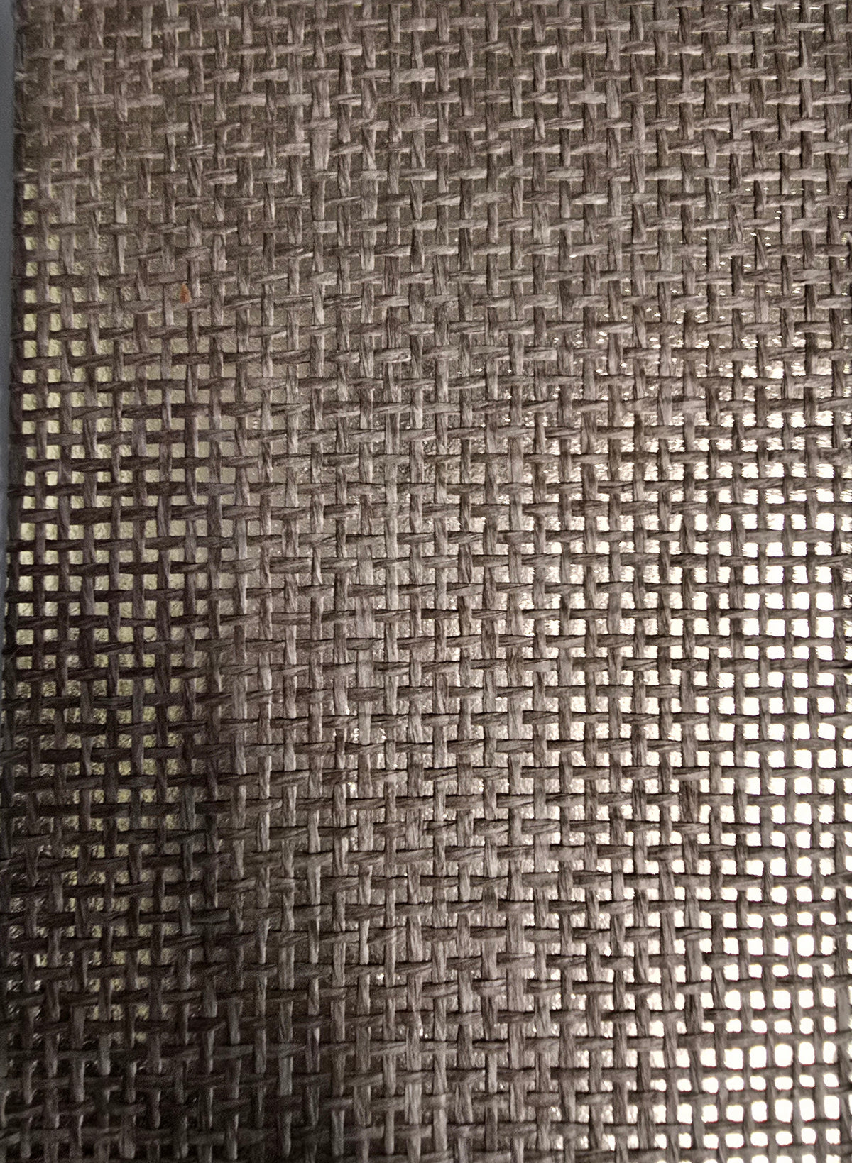 Burlap Fine Weave Grasscloth Wallpaper - Jute on Gold