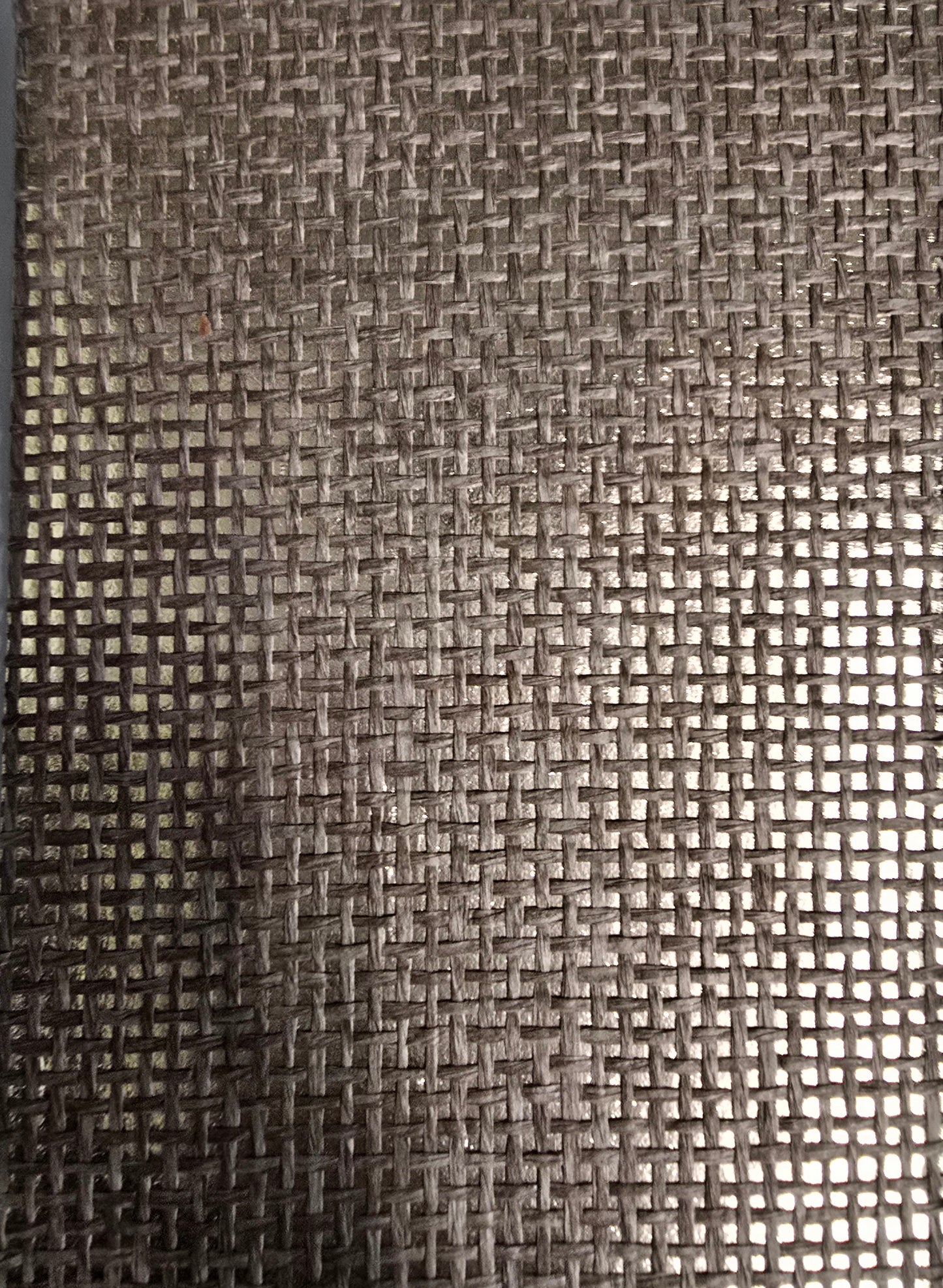 Burlap Fine Weave Grasscloth Wallpaper - Jute on Gold