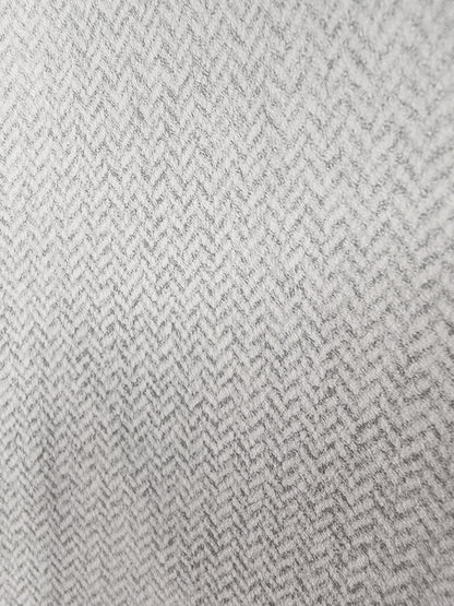 Mini Chevron Wallpaper - Silver - 3 ROLLS LEFT