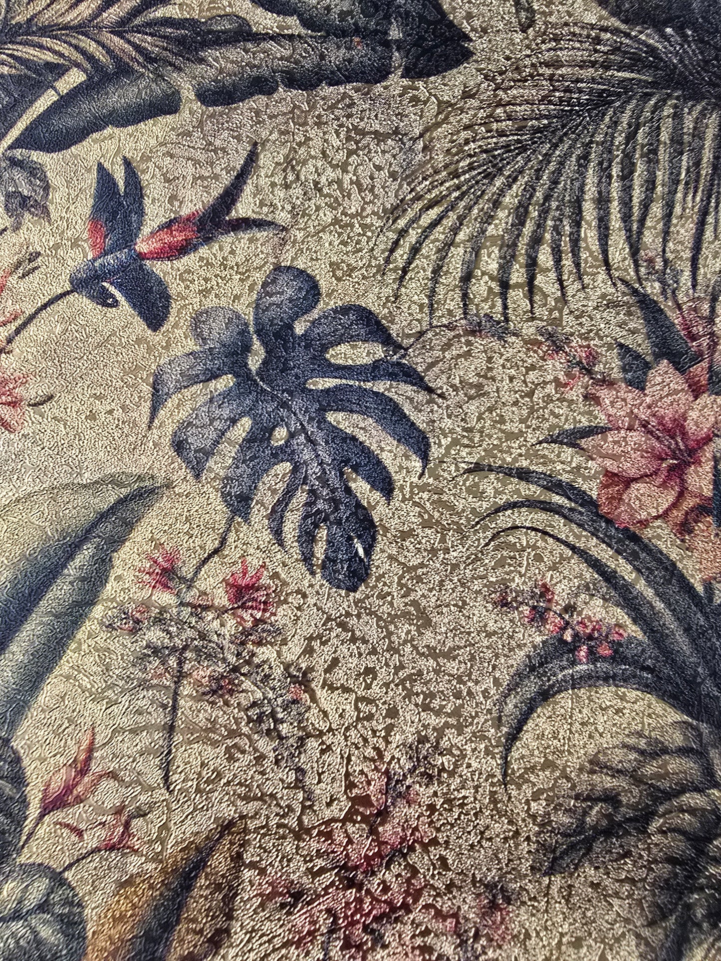 Singapura Custom Printed Wide Wallpaper - Gold
