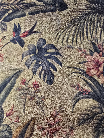 Singapura Custom Printed Wide Wallpaper - Gold