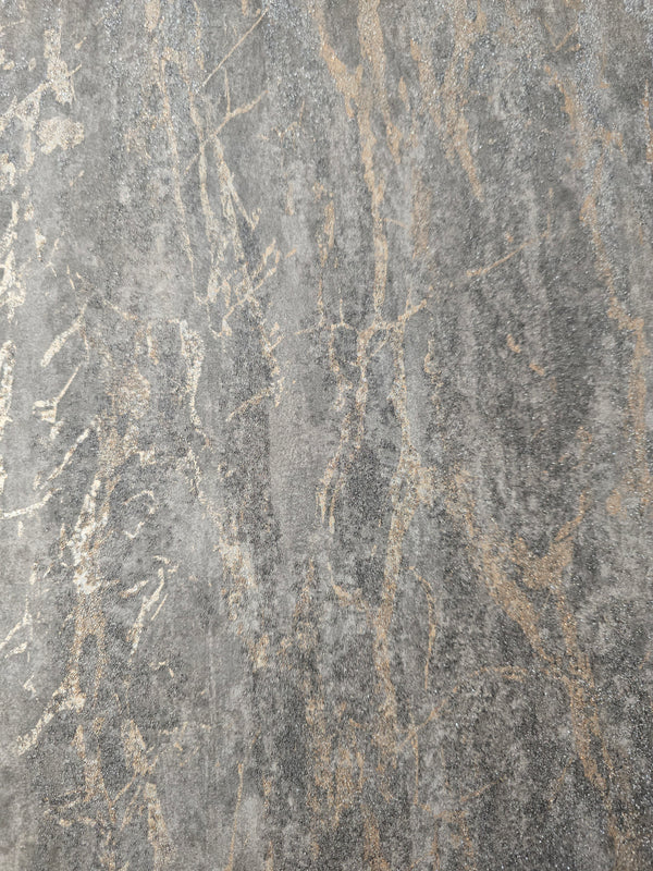 Sample – Veta Luxury Bead Wallpaper – Umber