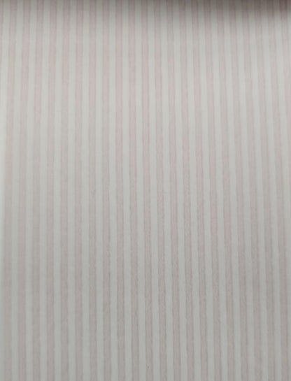 Arvid Fine Stripe Wallpaper - Rosa