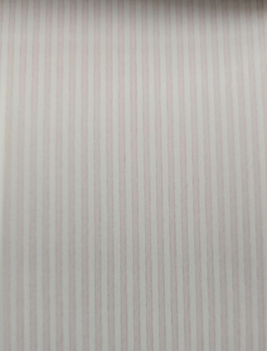 Arvid Fine Stripe Wallpaper - Rosa