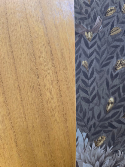Paulownia - Wood Veneer WIDE Wallpaper - Curry