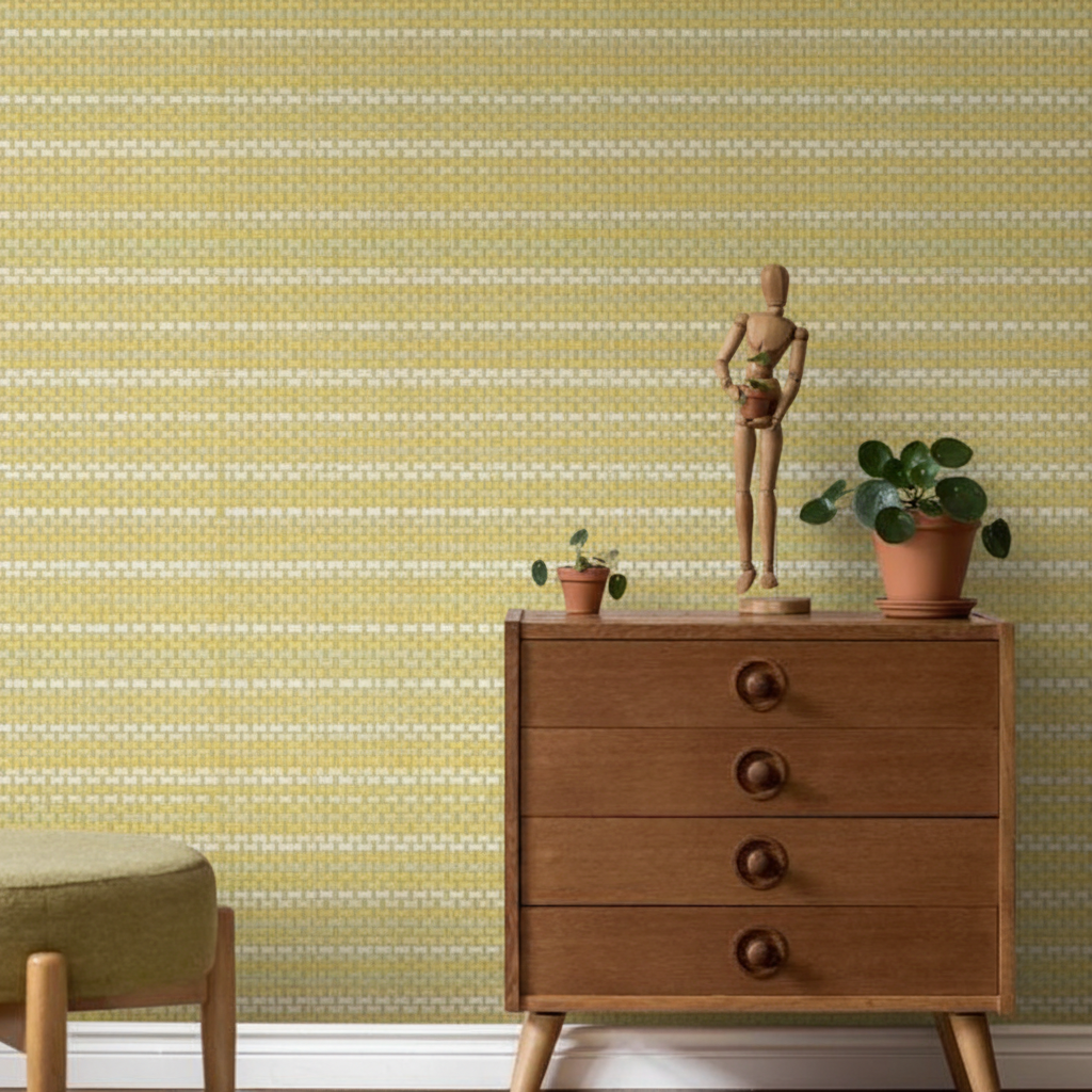 Paper Weave Grasscloth Wallpaper - Sunshine