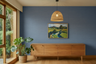 Anaglypta Pre Painted Textured Wallpaper - Steel Blue