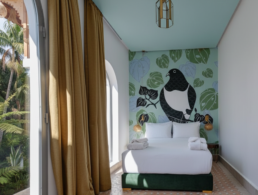 Wood Pigeon - Custom Sized Wallpaper Mural (per m2)