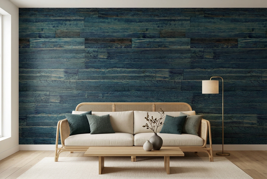 Roomshot updated with a natural cane sofa