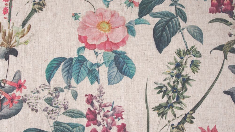 Hathaway Curtain Fabric - 4 Colours