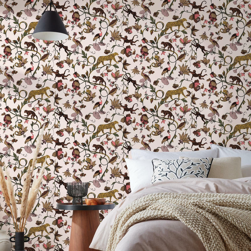 Exotic Wildlings Wallpaper - 4 Colours