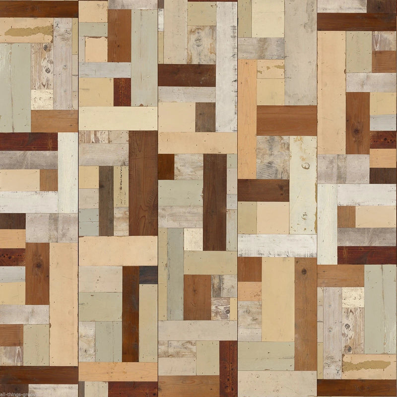 Piet Hein Eek 'Scrapwood Series' Wallpaper - Mosaic