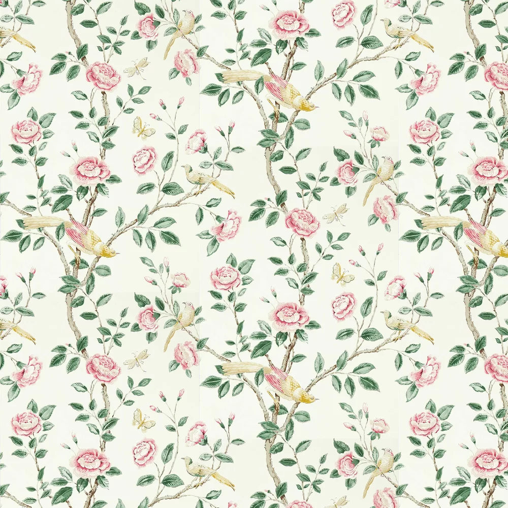 Sample - Andhara Wallpaper - Rose/Cream