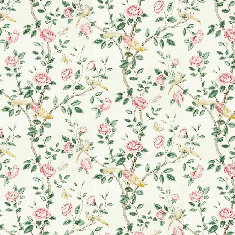 Sample - Andhara Wallpaper - Rose/Cream