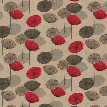 Dandelion Clocks Wallpaper - Red